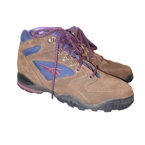 Vintage 90's Reebok Etna Hexalite Mid Top Lace Up Outdoor Hiking Boots Size 7.5